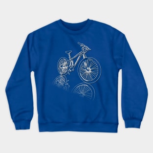 Reflejo de la Bicicleta Crewneck Sweatshirt